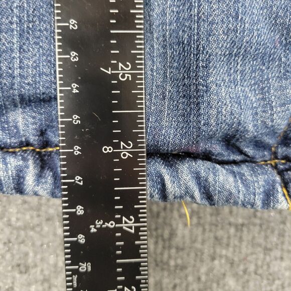 LEVI STRAUSS Sherpa Lined Denim Jean Jacket Trucker Snap Front SIZE XS - Picture 9 of 16